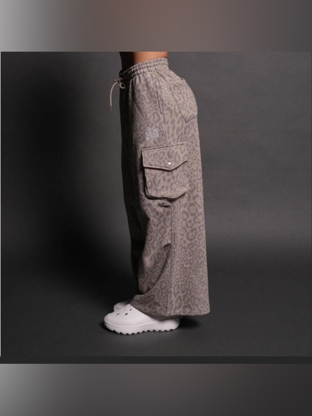 Darc Sport Wolves Dual Mia Cargo Sweatpants Clay Leopard S Gym Tan